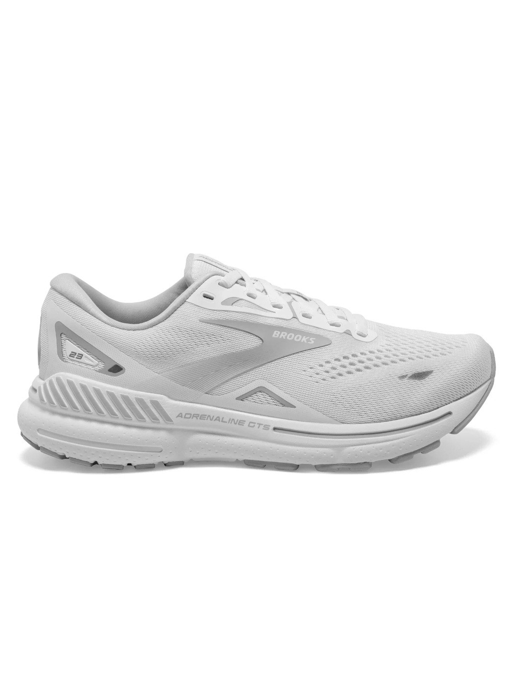 Brooks Adrenaline GTS 23 Women's Running Shoes White/Grey mesh size US 8